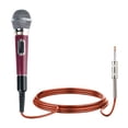thumbnail image 4 of Micrófono con cable de 5 m, resistente, ligero y de metal, profesional para cantar. Violeta, 4 of 9