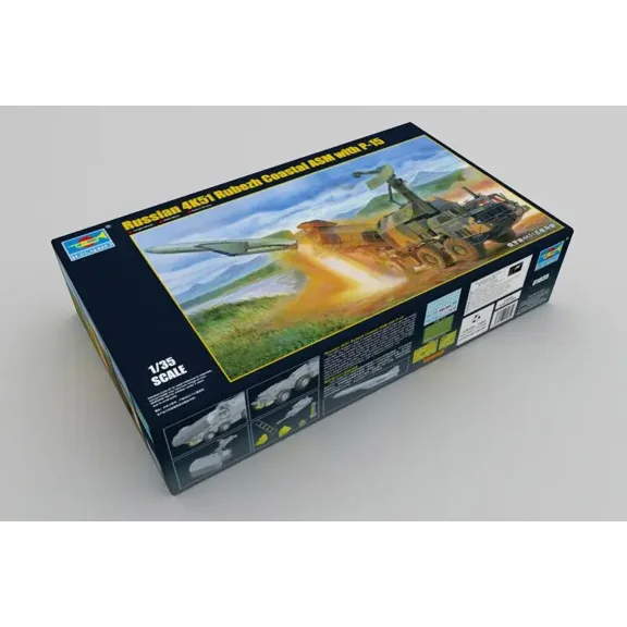 Trumpeter 01035 1/35 Scale Russian 4K51 Rubezh Coastal ASM with P-15 Model Kit