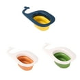 thumbnail image 3 of Leftover Drain Basket Multifunctional Sink Foldable Kitchen Tools Strainer Soup Filter Drainage Kitchen Tools Vegetable Hanging Drainer Rack White Orange, 3 of 9