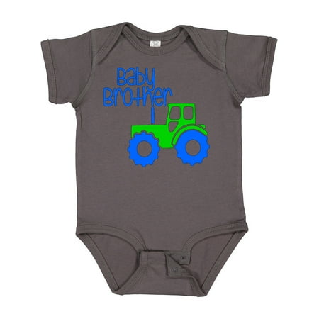 

Inktastic Baby Brother Tractor Gift Baby Boy Bodysuit