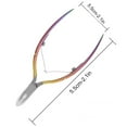 thumbnail image 4 of Justharion Manicure Tools Tip Nail Cutters for Nail Tips Double Head Cuticle Multifunction Pushers Remover Dead Skin Pliers Trimmer Home Type 6 1Set, 4 of 6