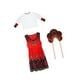 thumbnail image 5 of Traje de danza rusa, disfraz de herencia rusa para niñas, vestido de cosplay para niñas L, 5 of 9