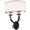 thumbnail image 4 of Meyda Tiffany 189075 Ranchero 2 Light 20" Tall Wall Sconce - Old Wrought Iron, 4 of 4