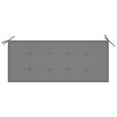thumbnail image 5 of vidaXL Folding Garden Bench with Cushion 118 cm Bamboo, 5 of 5