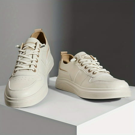 

Men‘s Trendy Casual Shoes PU Leather Lace Up Comfortable Sneakers