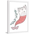 thumbnail image 2 of "Purrmaid 03" Framed Painting Print, 2 of 6