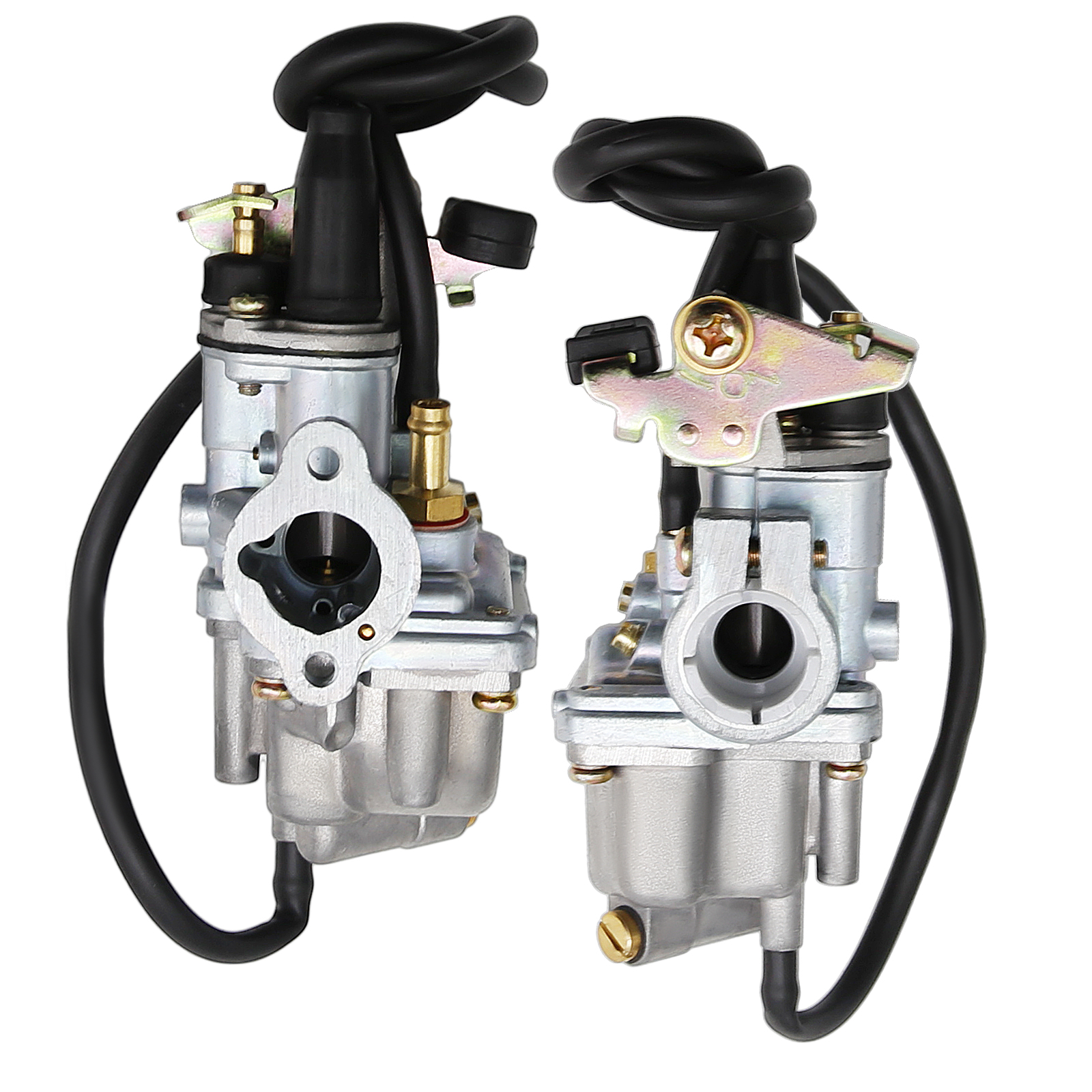 Anxingo LT50 13200-43F00 Carburetor Replacement for Suzuki JR50 84-06, LT-A50 02-05, LT50 84-87 with 44300-24B00 Fuel Tank Petcock Switch Valve