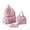 Pink, variant on Large Capacity 3 Piece Backpack For Students Cute Cartoon Style Travel With Spacious Compartments And Comfortable Straps Back To School Backpack