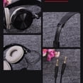 thumbnail image 1 of VONKY Computer USB Wired Headphone Portable Foldable Over Ear Headset Stereo Adjustable Earphone Desktop PC Accessory Black without Mic, 1 of 5