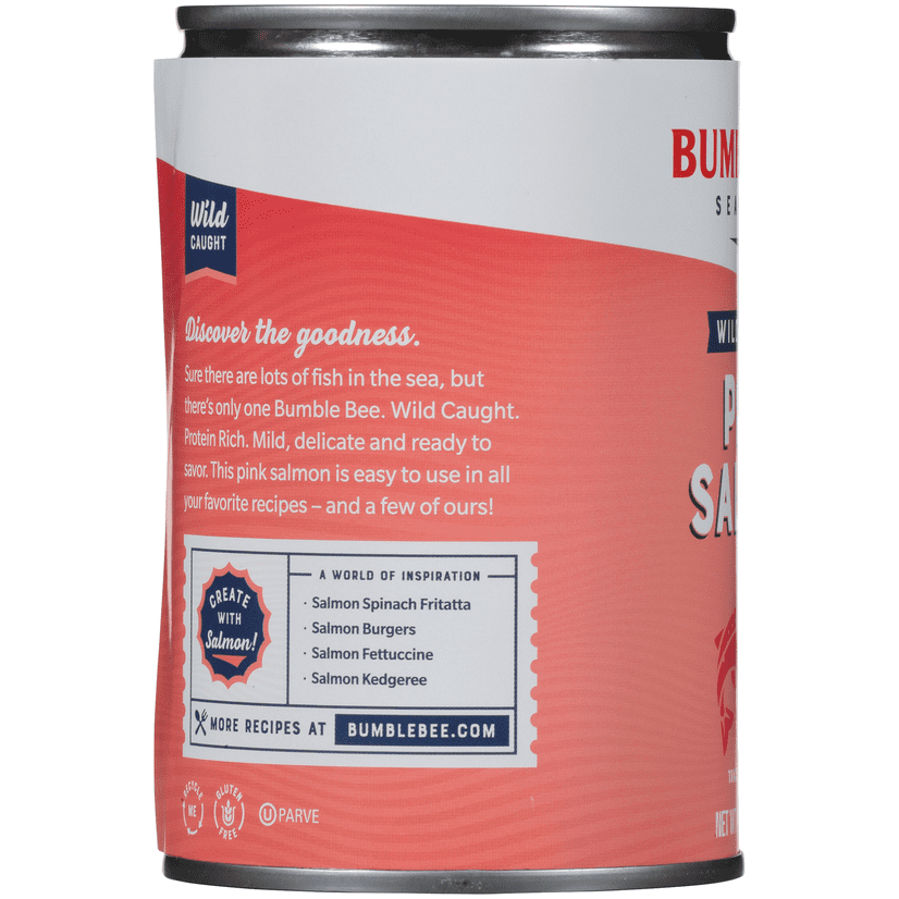 (Pack of 4) Bumble Bee Premium Wild Pink Salmon, 14.75 oz  Can