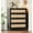 Black, variant on Litake 4 Drawer Dresser for Bedroom, Rattan Chest of Dressers, Modern Wood Tall Dresser with Power Outlets, Drawer Organizer Unit with Metal Handle for Living Room Closet Hallway Entryway