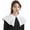 171white, variant on Camicover Women’s Detachable Dickey Collar Mini Cape Lace Shawl Collar Neck Ruff