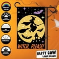 thumbnail image 2 of Witch Please Double-Sided Garden Flag 12x18 Fall Yard Decor Outdoor Garden Welcome Flag for Lawn Farm and Patio Banner, 2 of 6