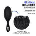 thumbnail image 2 of Wet Brush Original Detangler - Black - Exclusive Ultra-soft IntelliFlex Bristles - Glide Through Tangles With Ease For All Hair Types - For Women, Men, Wet And Dry Hair, 2 of 45