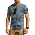 thumbnail image 3 of Men's Quick Dry Workout Shirts Short Sleeve Camo Gym Tee Moisture Wicking Cooling Running Shirts, 3 of 7