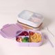 thumbnail image 4 of Bolsa de Almuerzo de Plástico 1150ML, Contenedor de Almuerzo con Isolamiento Térmico, Bolsa de Almuerzo con Tenedores, para Oficina, de Acero Inoxidable, Impermeable, para Viajar, 4 of 7