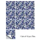 thumbnail image 3 of 10 piezas/juego de 10/15/20/30 cm, mosaicos de mármol planos duros, pegatinas de pared para cocina, baño, suelo, decoración diagonal, papel tapiz, mural artístico de PVC, 3 of 5
