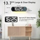 thumbnail image 3 of Reloj de Pared Digital Grande con Control Remoto de 13,7 Pulgadas, Brillo Automático, Despertador y Temporizador Dual, para Dormitorio, Regalo, 3 of 5