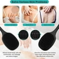 thumbnail image 4 of Texture Shower Brush Long Handle Soft Silicone Sturdy Nylon Gentle Deep Clean Bathing Accessories, 4 of 7