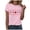 Pink, variant on Duqingm America Shirts for Women 250th Anniversary USA Shirt Womens 250 Years Semiquincentennial V Neck T-Shirt American Flag Graphic Tee Casual Top Pink,3XL