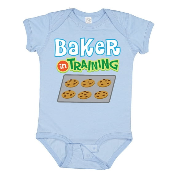 Inktastic Baker in Training Baking Boys or Girls Baby Bodysuit