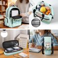 thumbnail image 5 of Bulopur Light Blue Otter Print Kids School Bag Set 4 Pcs Durable Breathable Kids School Backpack with Lunch Box, Pencil Case and Water Bottle Cover for Animal Theme Kids, 5 of 7