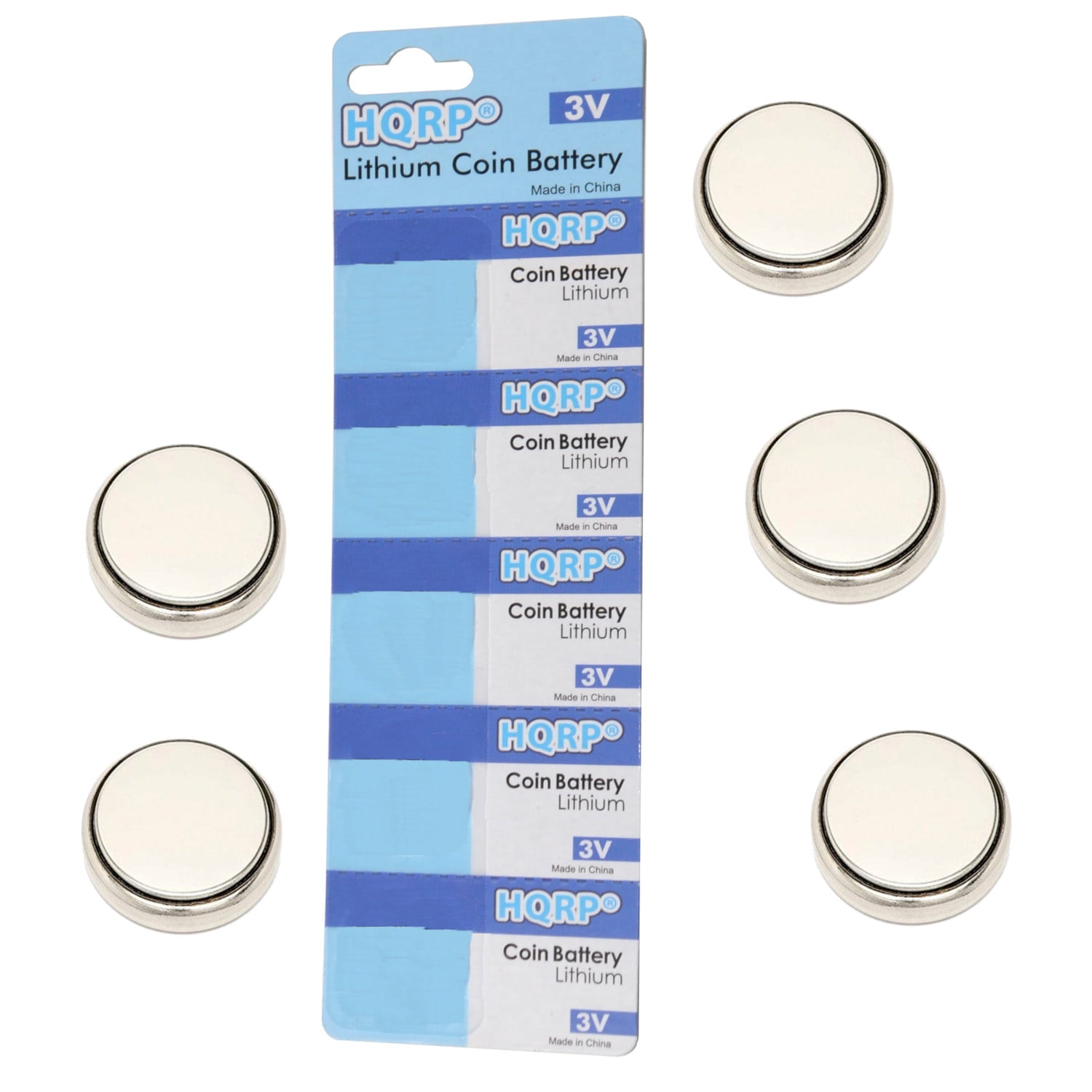 HQRP 5Pack Coin Lithium Battery for Lexus 8990450380 ES350 2009 2010