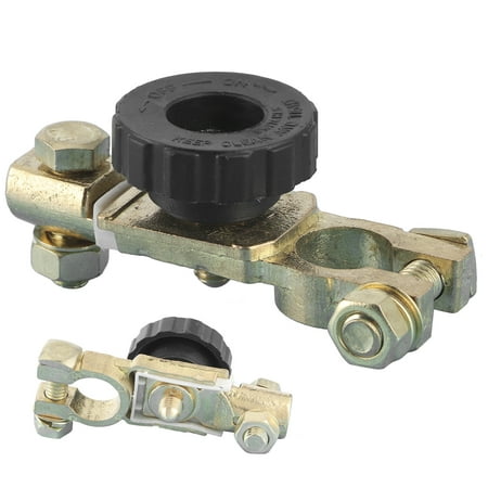 Battery Post On-Off, Black+Gold Battery Terminal Link Switch, Install ...