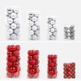 thumbnail image 4 of 24pcs Christmas Ball Ornaments Shatterproof Christmas Tree Balls Decorations Baubles Set Gold 10cm, 4 of 5