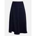 thumbnail image 6 of Scenario Women's Flare Denim Skirt, Sizes 0-20, 6 of 6