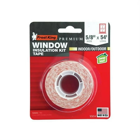 Frost King V5854 Premium Window Insulation Tape, 5/8" x 54', Each