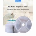 thumbnail image 5 of 8 Pieces Cat Water Fountain Filters, Replacement Filters for Fountain with Resin and Activated Charcoal, Filter for Drinking Fountain for Cats and Dogs ﻿12.5*3.8cm, 5 of 5