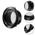 thumbnail image 4 of ABS Round Exhaust Ventilation Port Straight Lobe Black 100mm 125mm 150mm 200mm, 4 of 8