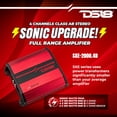 thumbnail image 2 of Amplificador para coche DS18 SXE-2000.4D/RD 4 canales 2000W, 2 of 6