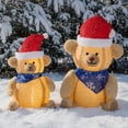 thumbnail image 2 of UBesGoo 2-Piece Christmas Decor Lighted Bear, Pre-Lit Outdoor Indoor Christmas Decor with Warm White LEDs, 2 of 11
