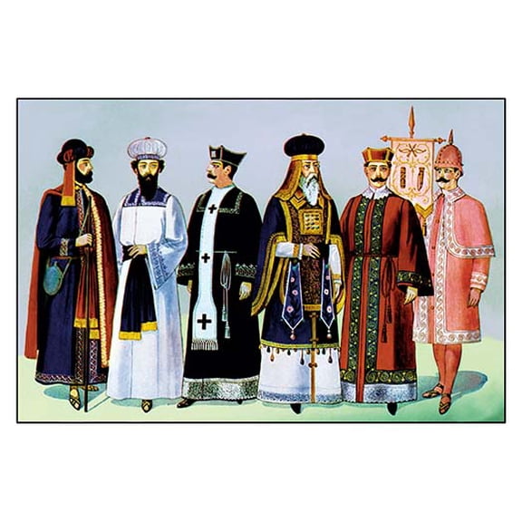 Odd Fellows: Samaritan, Priest, Banner Bearer Fine art canvas print (20" x 30")