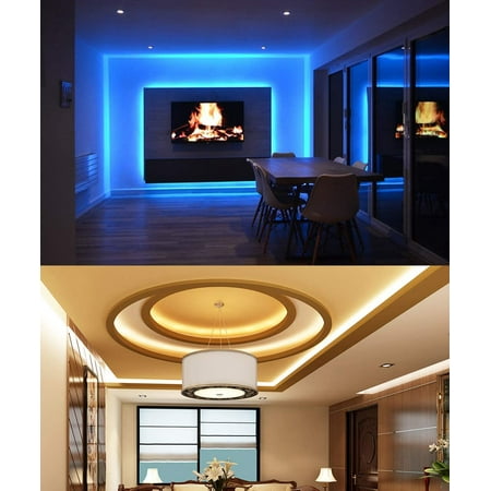 Led Strip Lights 16 4ft Rgb Light 5050 Tape Color Changing With Remote For Home Lighting Kitchen Bed Flexibstrip Bar Decoration Canada Led Strip Lights 16 4ft Rgb Light, Led Light Strip Chandelier