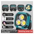 thumbnail image 3 of Grande Source Lumineuse Multifonctionnelle Portable USB Rechargeable Projecteur Étanche d'Urgence Nuit Marché Portable Lumière, Grand Application, 3 of 7
