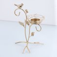 thumbnail image 3 of unbranded Candlestick Decorativo Dorado Con Base Plana Y Estilo Para Hogar Y Oficina, 3 of 5