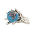 thumbnail image 5 of Kalifano Bahama Blue 4-in. World In Your Hand Gemstone Globe, 5 of 7