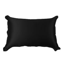 THXSILK 19 Momme Silk Pillowcase, 100% Natural Mulberry Silk Pillowcase for Hair & Skin, Pillow Sham with Envelope Closure, Standard Size(20"x26"), Black