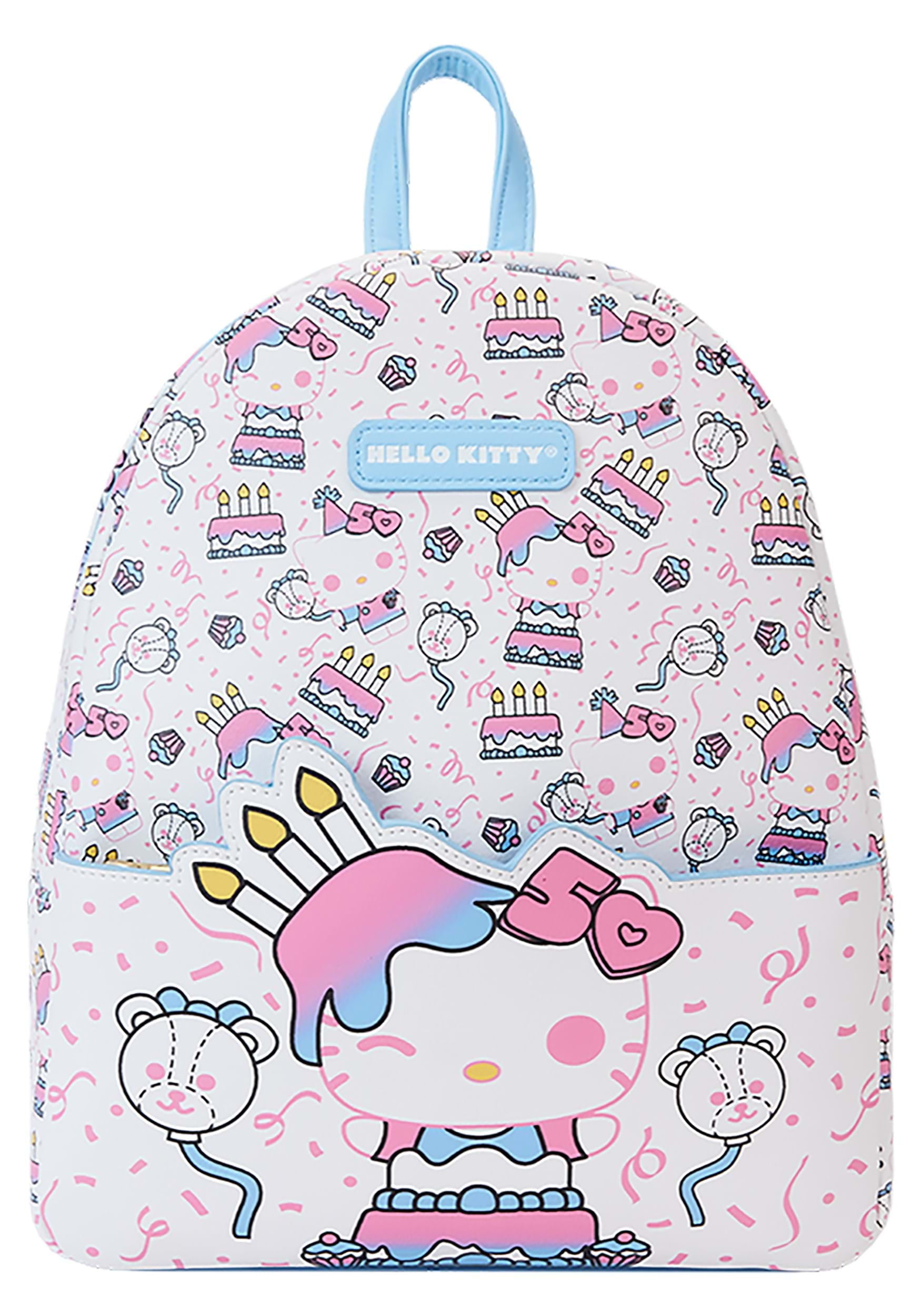 Funko Seinfeld Black Food Print Backpack Purse Faux Leather Funko Bags & Handbags for Women for sale | eBay main image 2