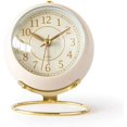 thumbnail image 3 of Horloges de Table, Réveil Classique Sans Tic-Tac à Piles avec Rétroéclairage en Verre HD pour Chambre Salon Cuisine Décoration Intérieure (Blanc), 3 of 7