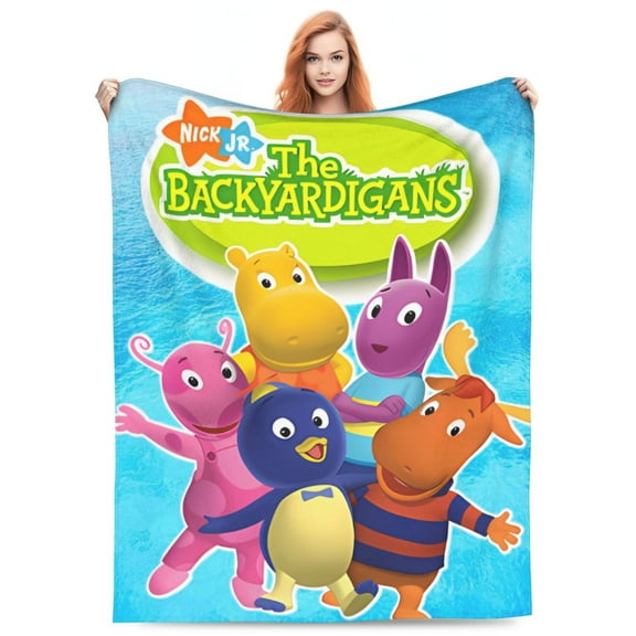 The Backyardigans Blankets Flannel Fleece Warm Soft Throw Blanket For Couch Sofa Bed Living Room All Season Decor Gift 40"X30"
