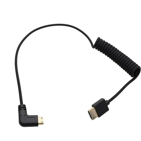 Compact 4K 8K Mini HDMI to Full HDMI Cable for Cameras and Monitors