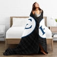 thumbnail image 5 of Lebanon Valley College-Logo Fleece Blanket, Very Soft Microfiber Flannel Blanket for Couch Warm and Cozy for All Seasons, 5 of 6