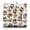 White-694, variant on Boho Home Decor Floor Pillow 22 Inch Large Square Cushion, Earthy Tones, Soft for Yoga, Reading Nook & Lounge