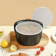 Air Fryer Greaseproof Net Pot Lid Splatter Guard for Frying Pan Kitchen