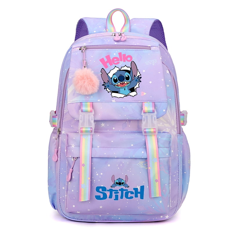 Stitch New school bags around Shi Dizai Shi Diqi student backpack new waterproof large capacity girl backpack. Walmart