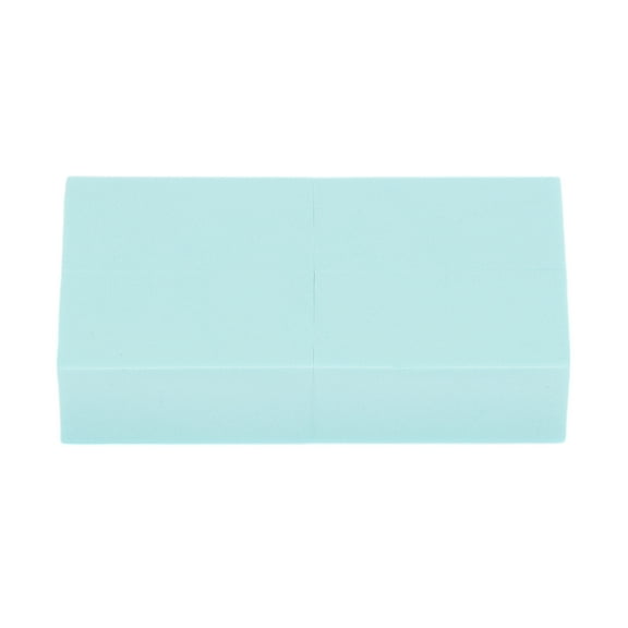 Unique Bargains Comfortable Sponge Nail Buffers for Salons DIY Blue 8 Pcs